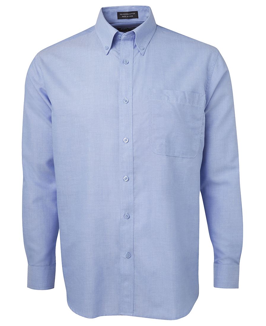 JB's L/S Oxford Shirt - Lt Blue - Front