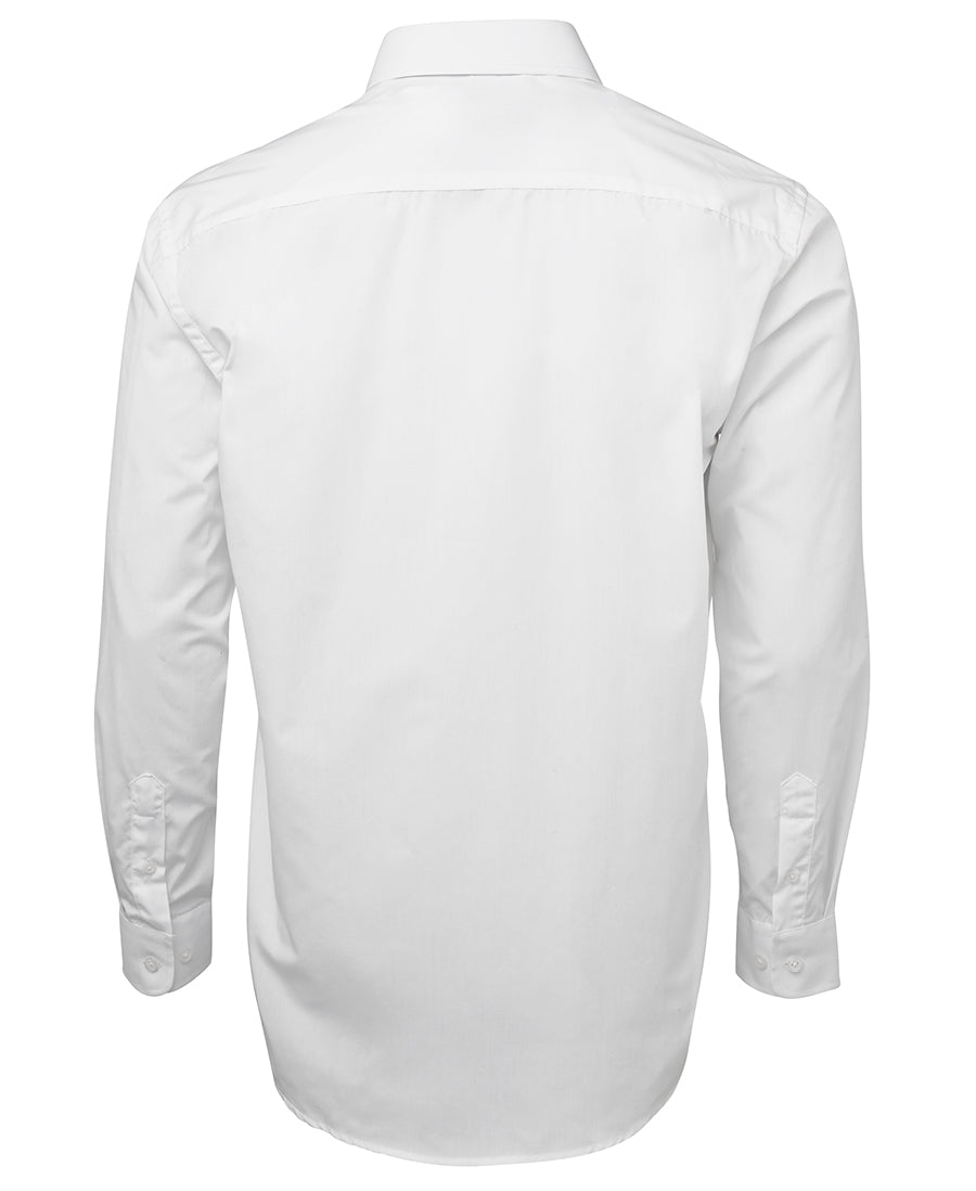 JB's L/S & S/S Poplin Shirt - White - Back