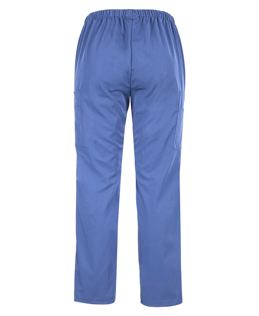JB's Ladies Nu Scrub Cargo Pant - Vista Blue - Back