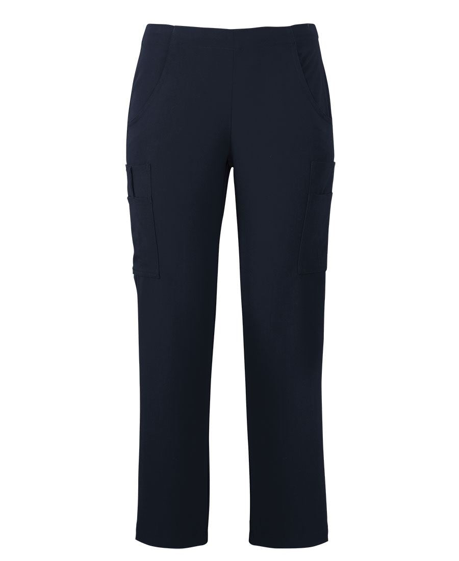 JB's Ladies Nu Scrub Cargo Pant - Navy - Front