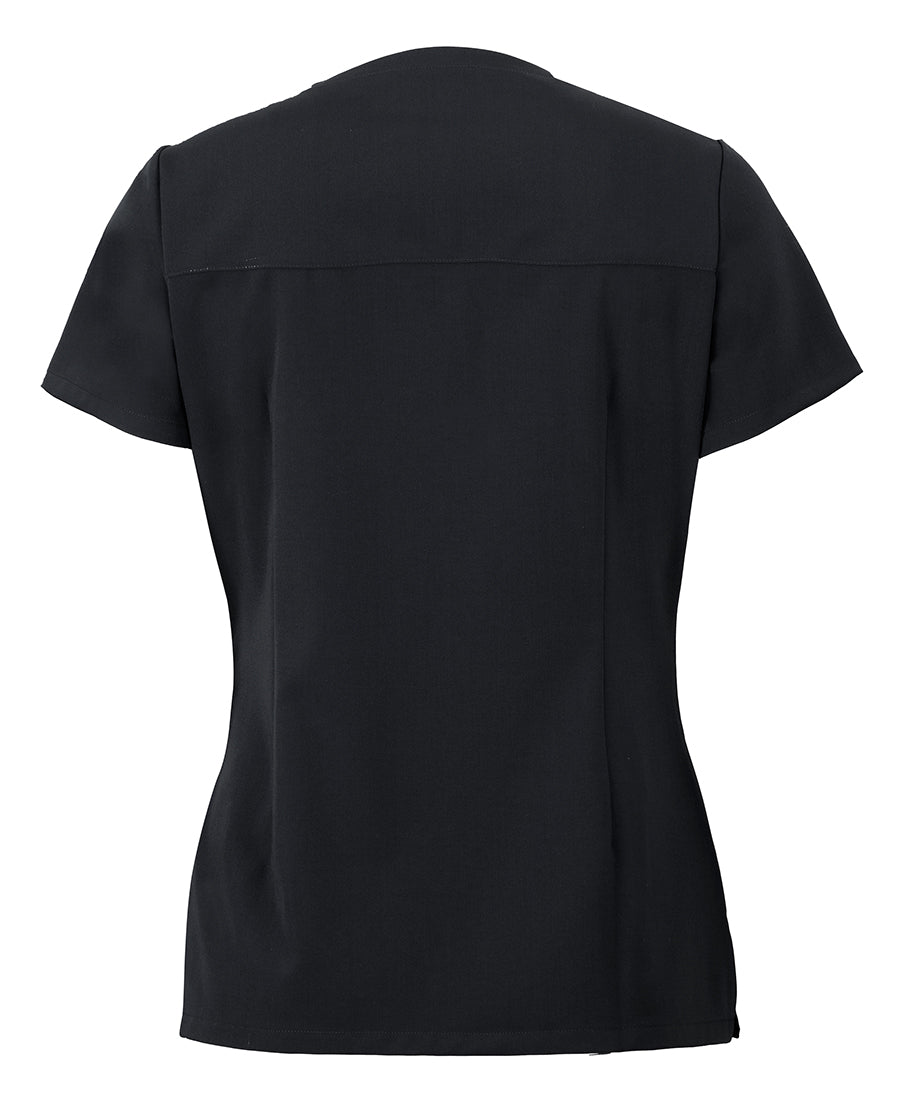 JB's Ladies Nu Scrub Top - Black - Back