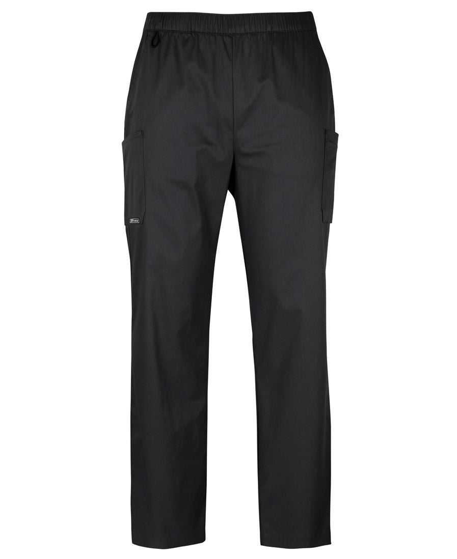 JB's Unisex Premium Scrub Cargo Pant - Black - Front