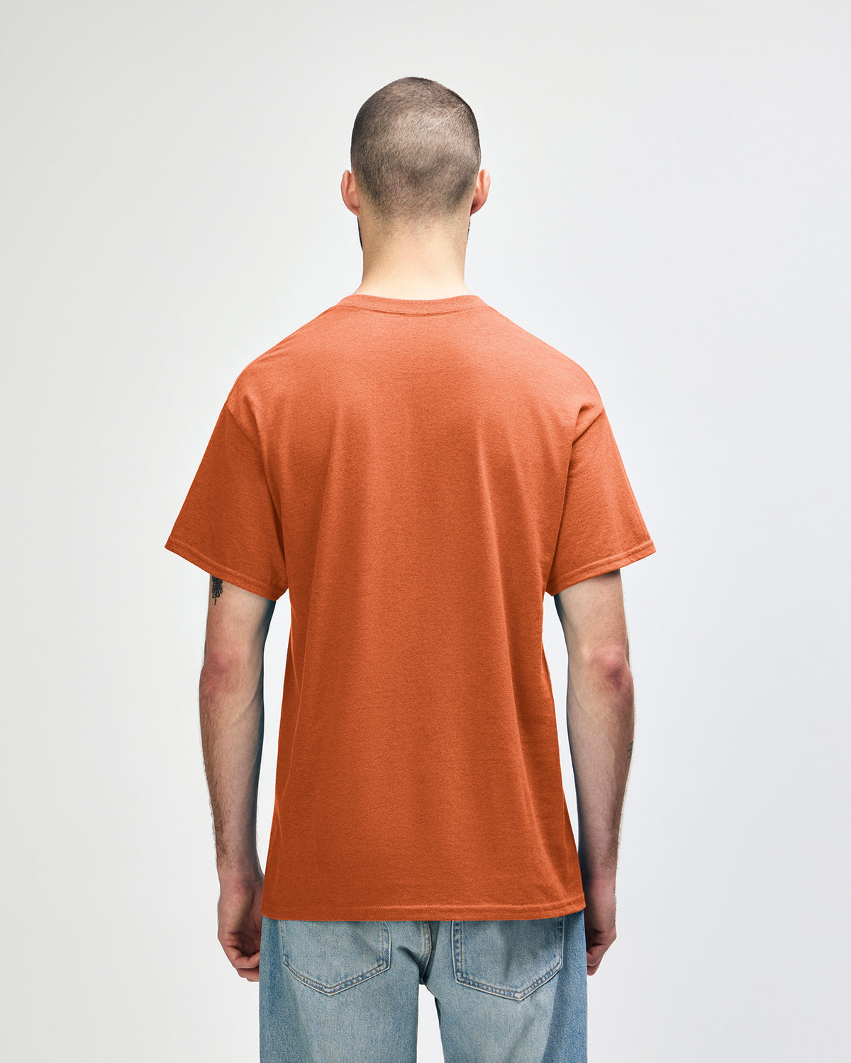 Gildan Heavy Cotton 5000 T-Shirt - Antique Orange - Back