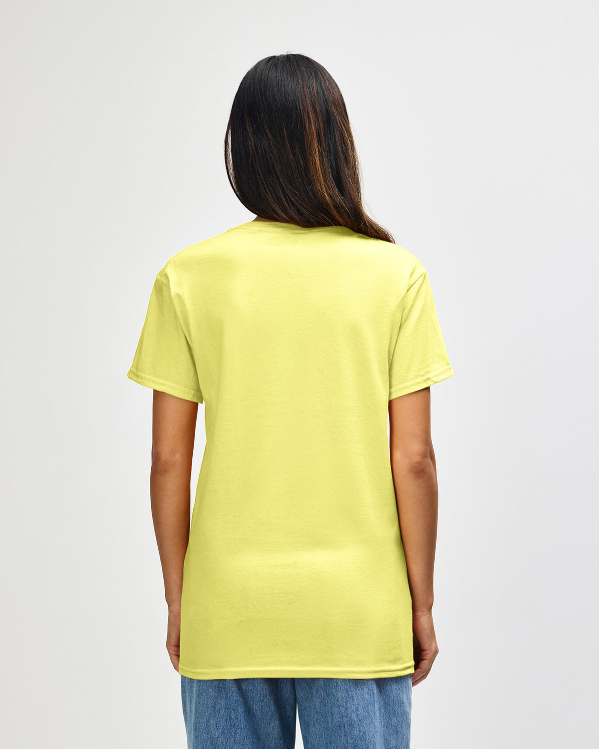 Gildan Heavy Cotton 5000 T-Shirt - Cornsilk - Back