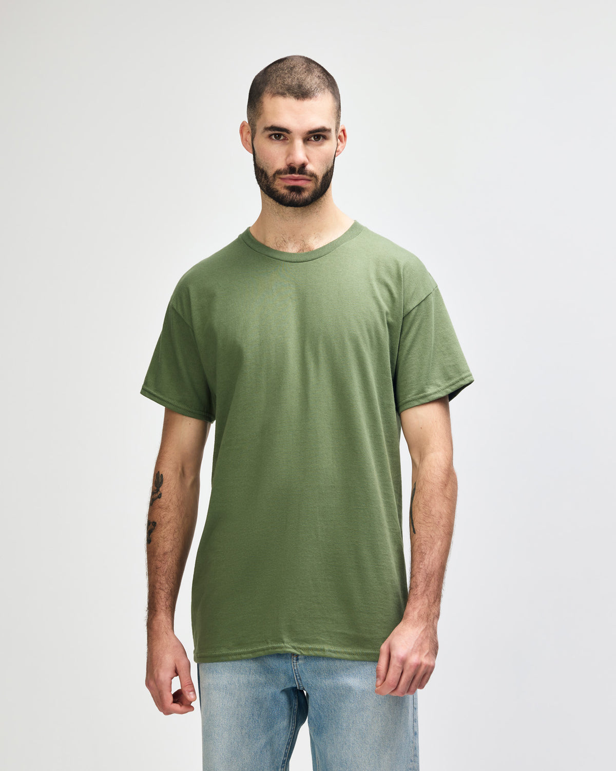 Gildan Heavy Cotton 5000 T-Shirt - Military Green
