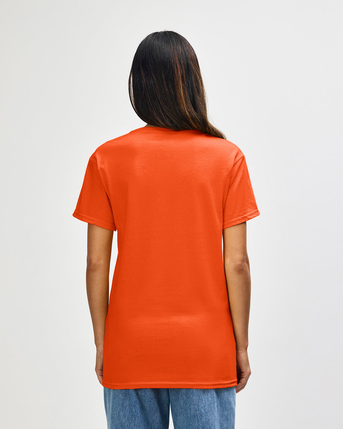 Gildan Heavy Cotton 5000 T-Shirt - Orange - Back