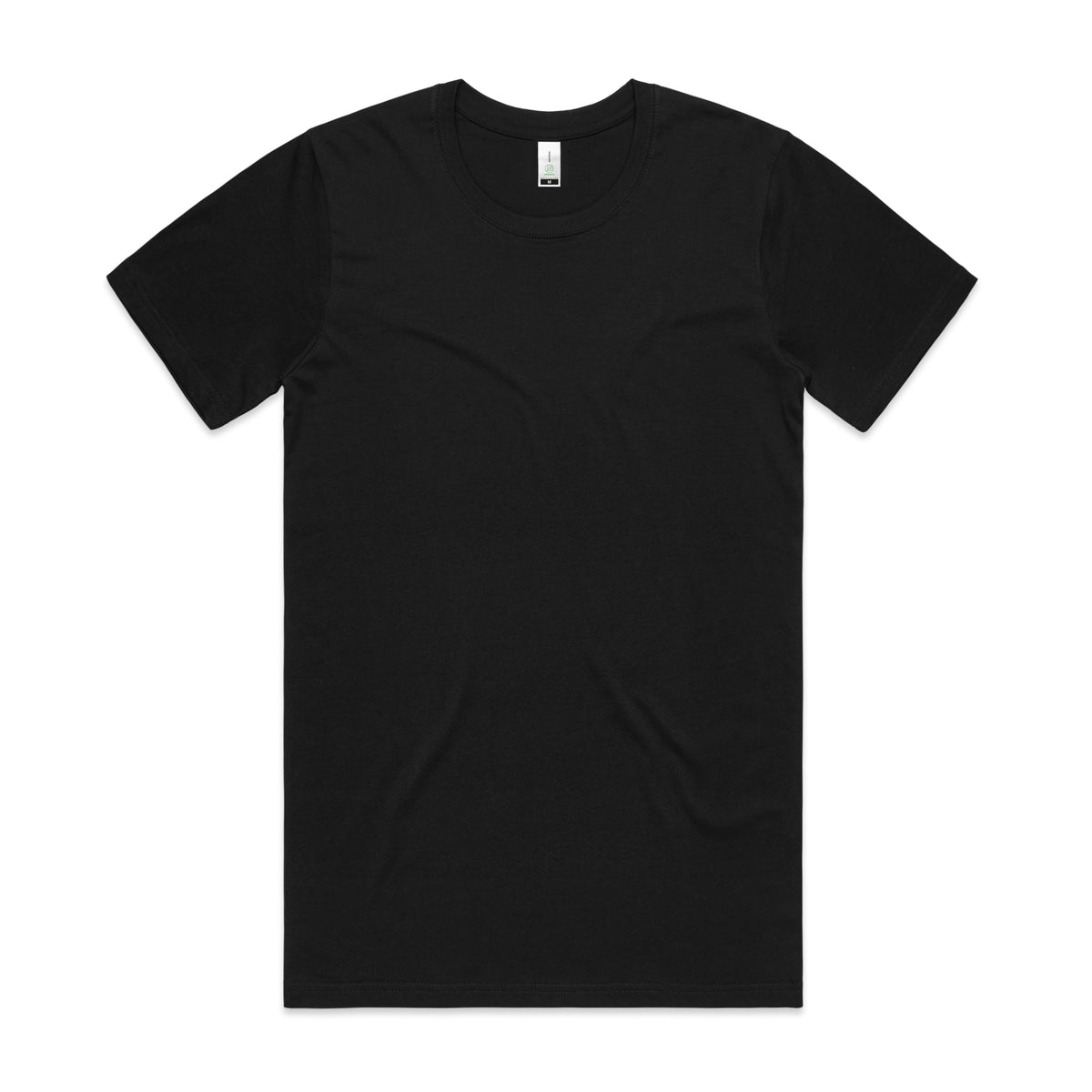 Organic Tee 5005S - Black - Front