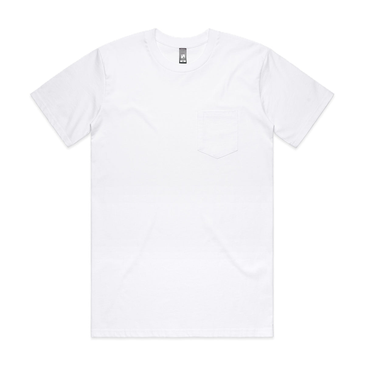 Classic Pocket Tee 5027 - White - Front