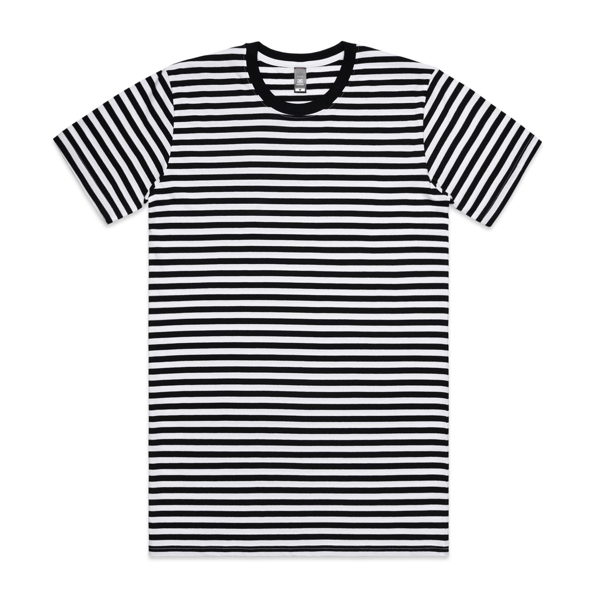Staple Stripe Tee 5028 - Black/White - Front
