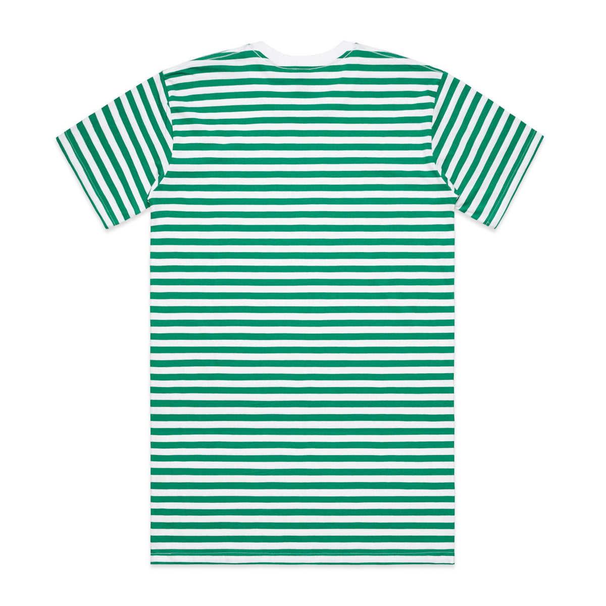 Staple Stripe Tee 5028S - White/Green - Back