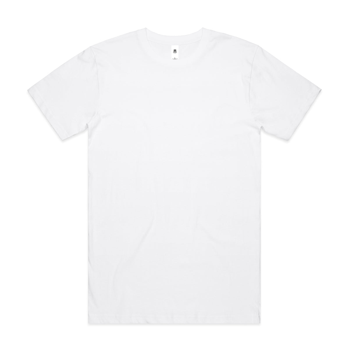 Block Tee 5050 - White - Front