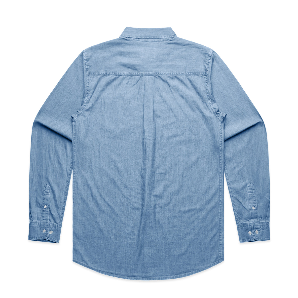 Blue Denim Shirt 5409S - Denim Blue - Back
