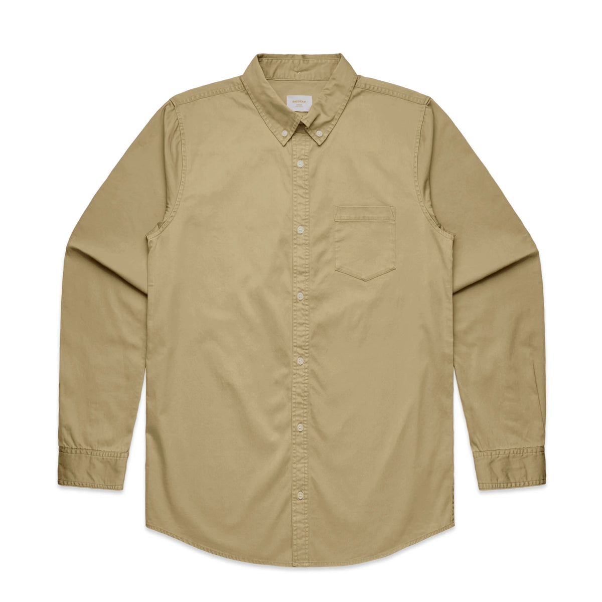 Denim Wash Shirt 5414S - Khaki - Front