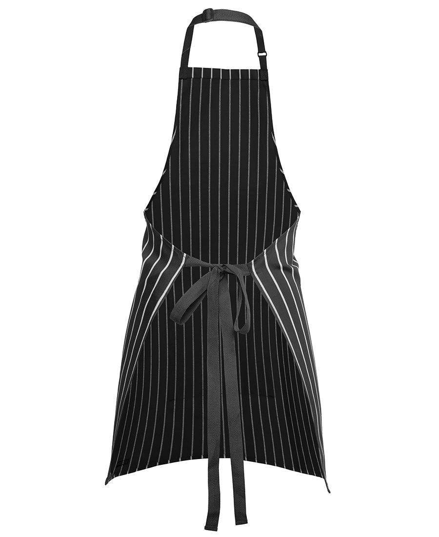 JB's Apron With Pocket - Black/White - Back