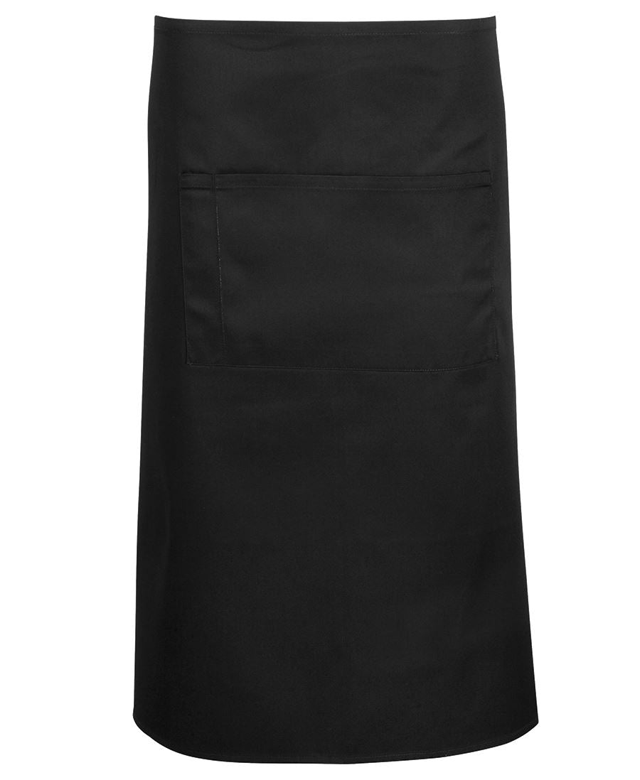 JB's Apron With Pocket - Black - Front