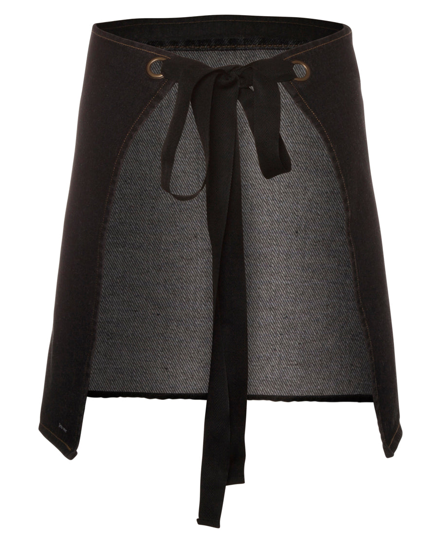 JB's Waist Denim Apron (Including Strap) - Black - Back