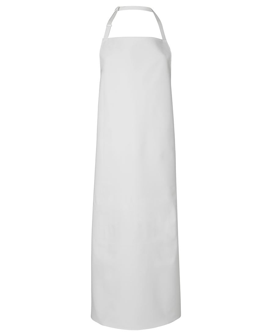 JB's 490gsm Vinyl 90x120 Apron - White - Front