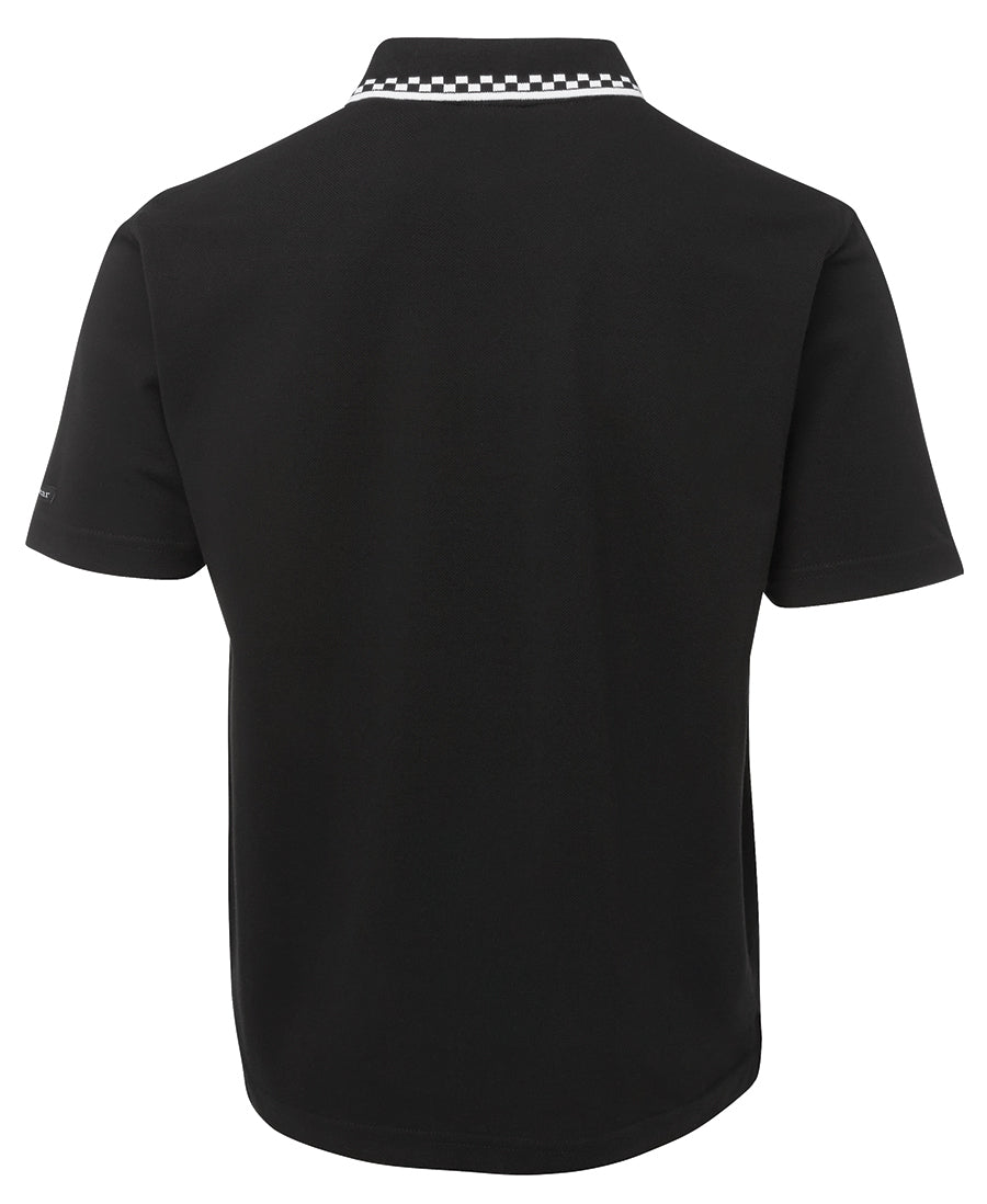 JB's Chef Polo - Black/White - Back