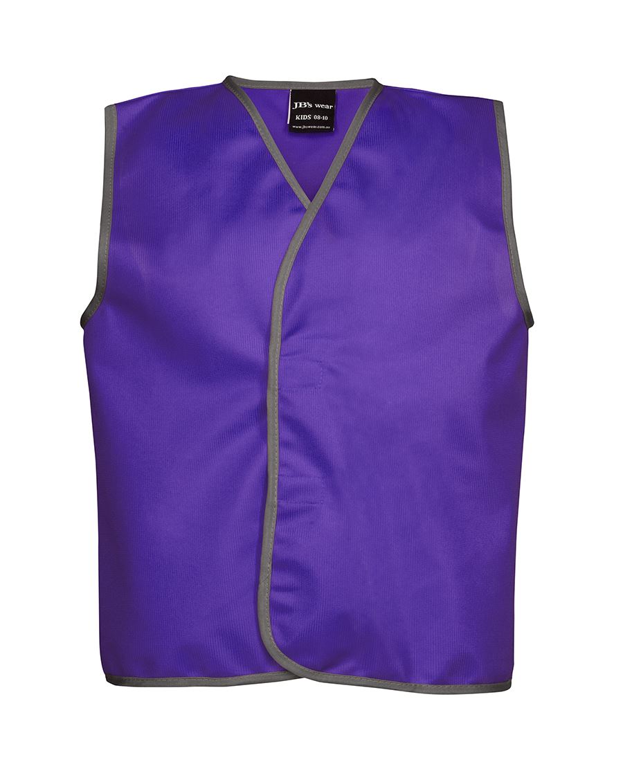JB's Kids Coloured Tricot Vest - Purple - Front
