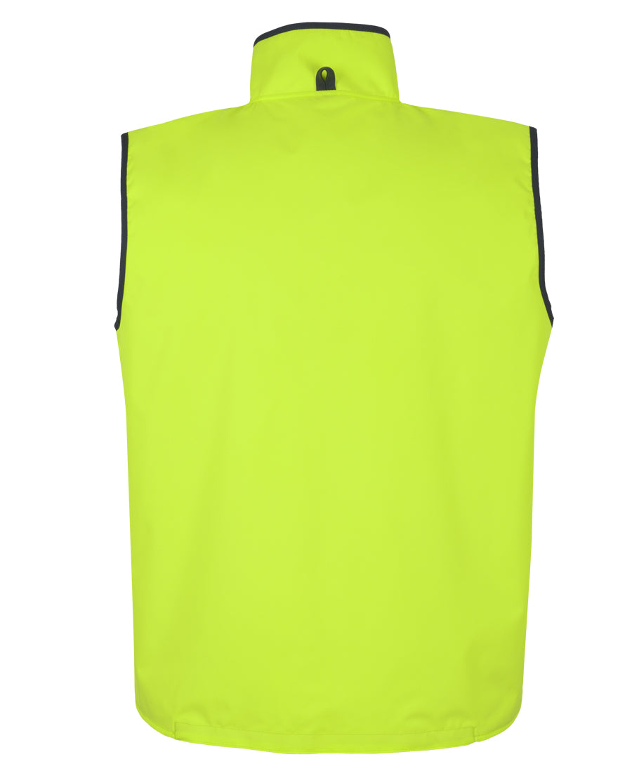 JB's Hi Vis 4602.1 Reversible Vest - Lime/Navy - Back