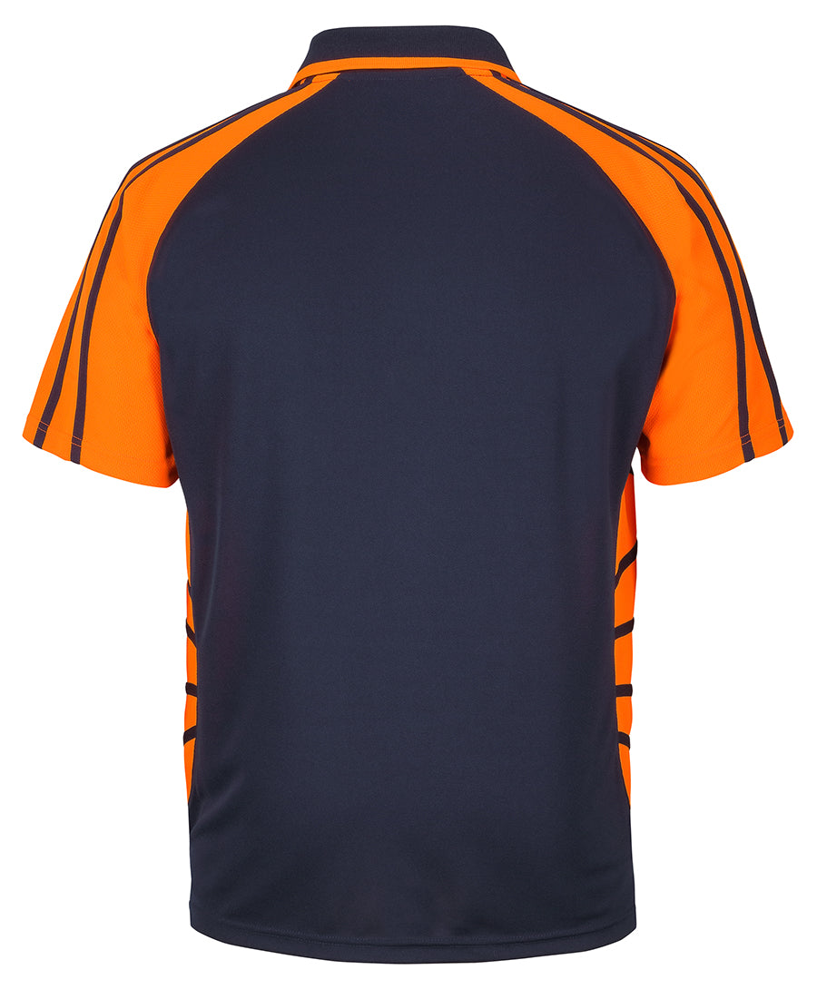 JB's Street Spider Polo - Navy/Orange - Back
