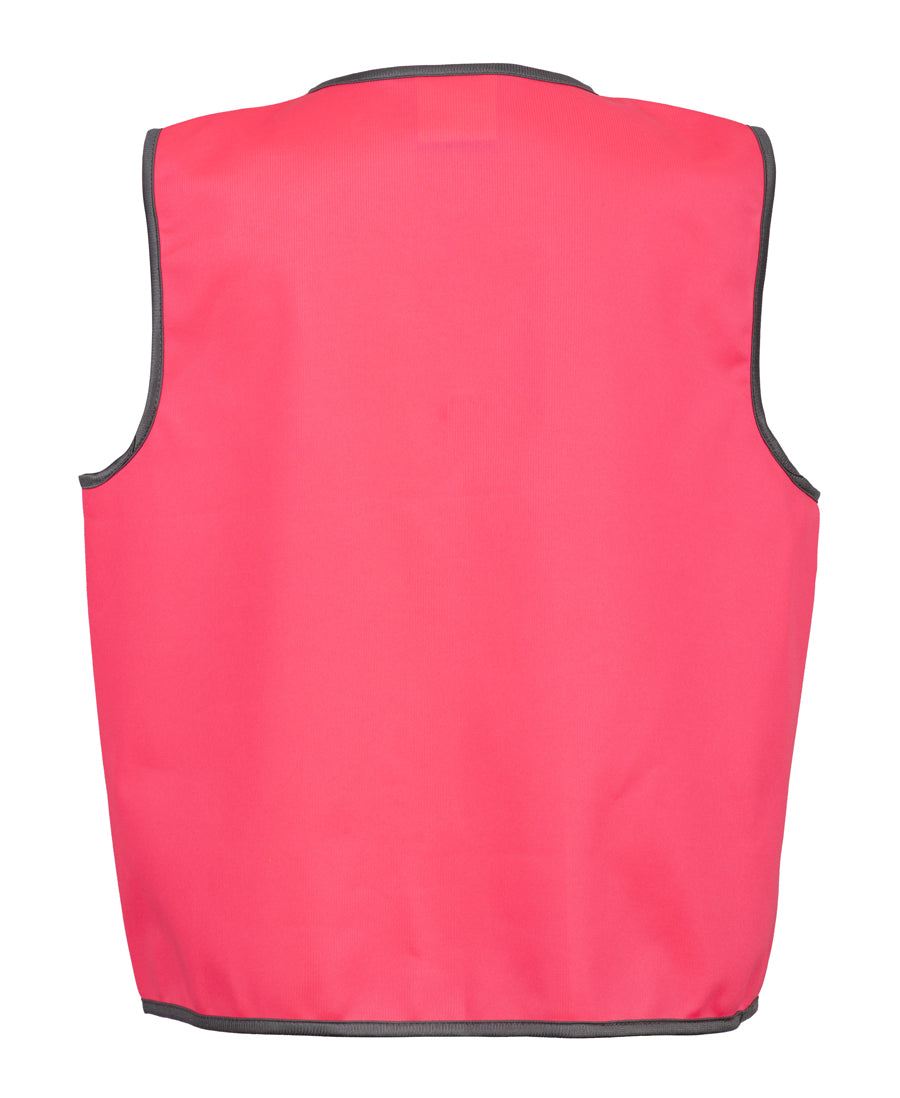 JB's Kids Hi Vis Safety Vest - HV Pink - Back