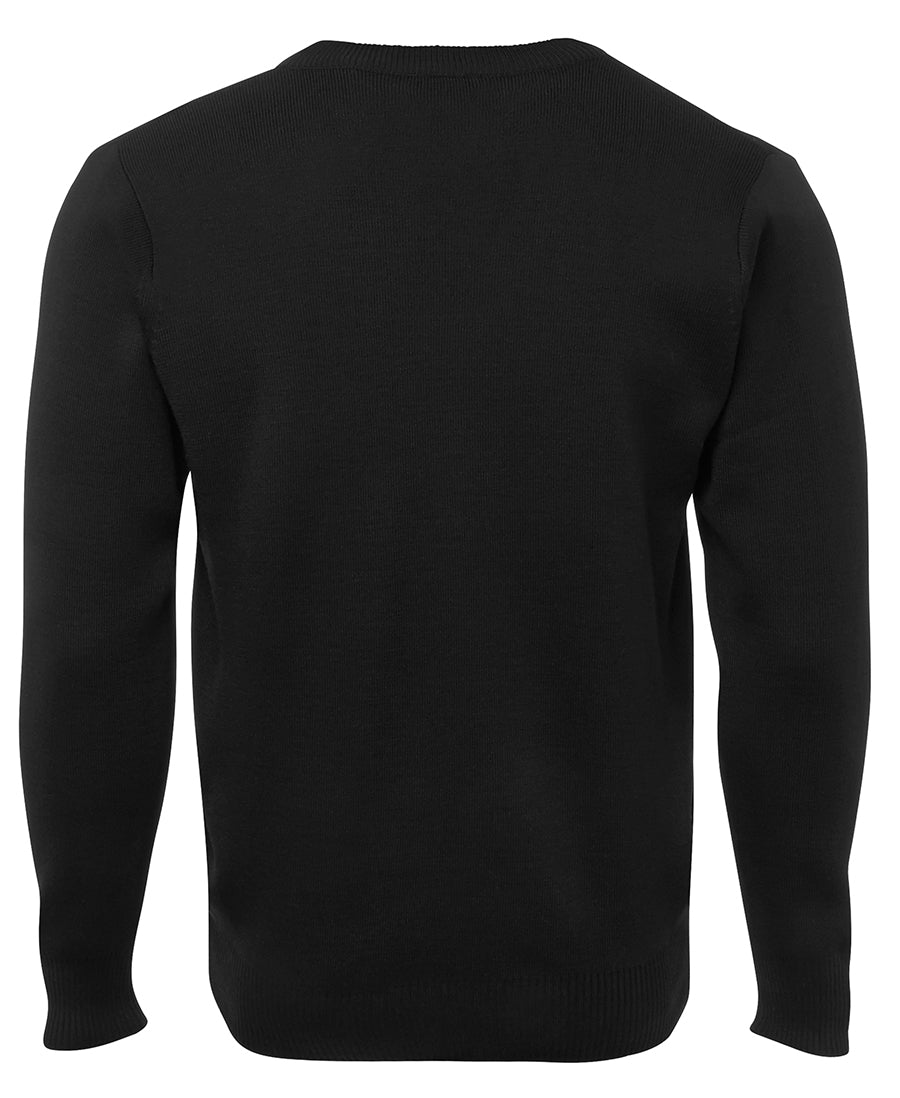 JB's Adults Knitted Jumper - Black - Back