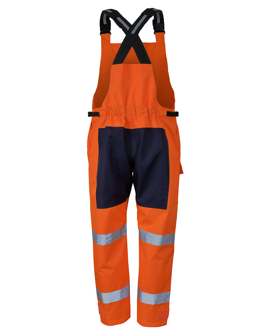 JB's Waterproof Bib & Brace - Orange - Back