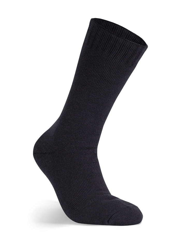 JB's Ultra Thick Bamboo Work Sock - Black - Back