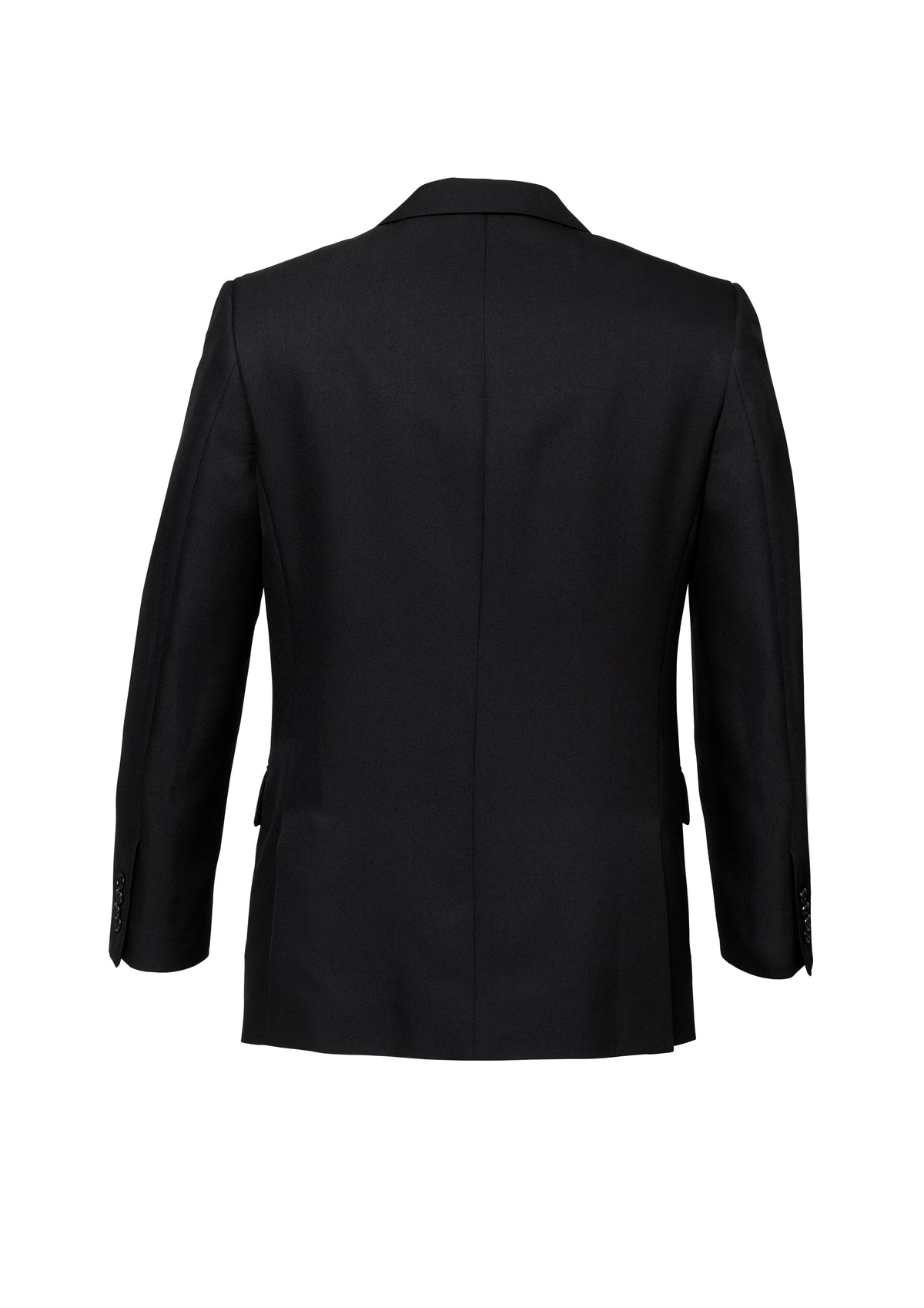 Cool Stretch Mens 2 Button Classic Jacket - Black - Back