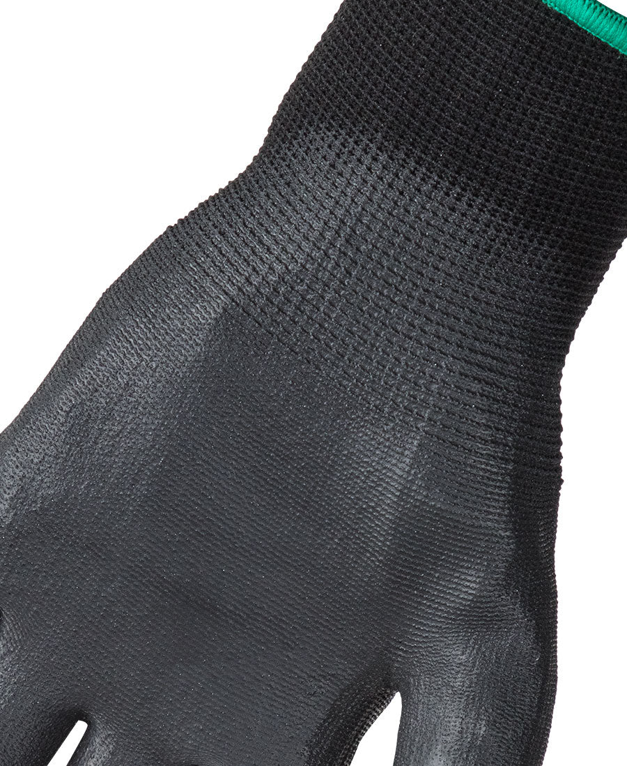 JB's Black Light PU Breathable Glove (12 pack) - Black - Back