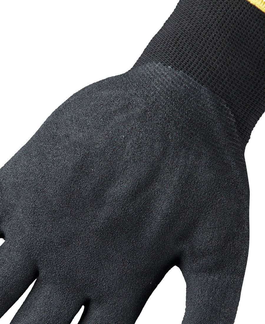 JB's Steeler Sandy Nitrile Glove (12 pack) - Black/Black - Back