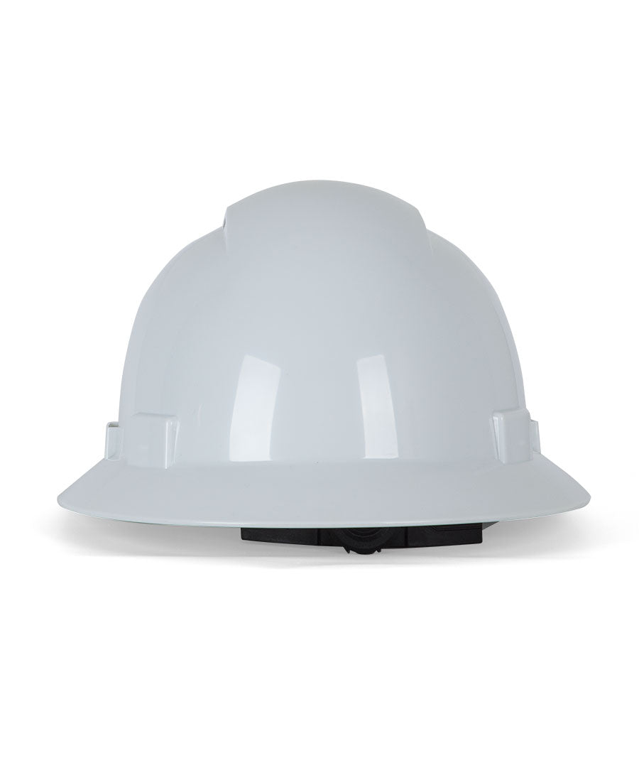 JB's Brim Safety Helmet (5 pack) - White - Back