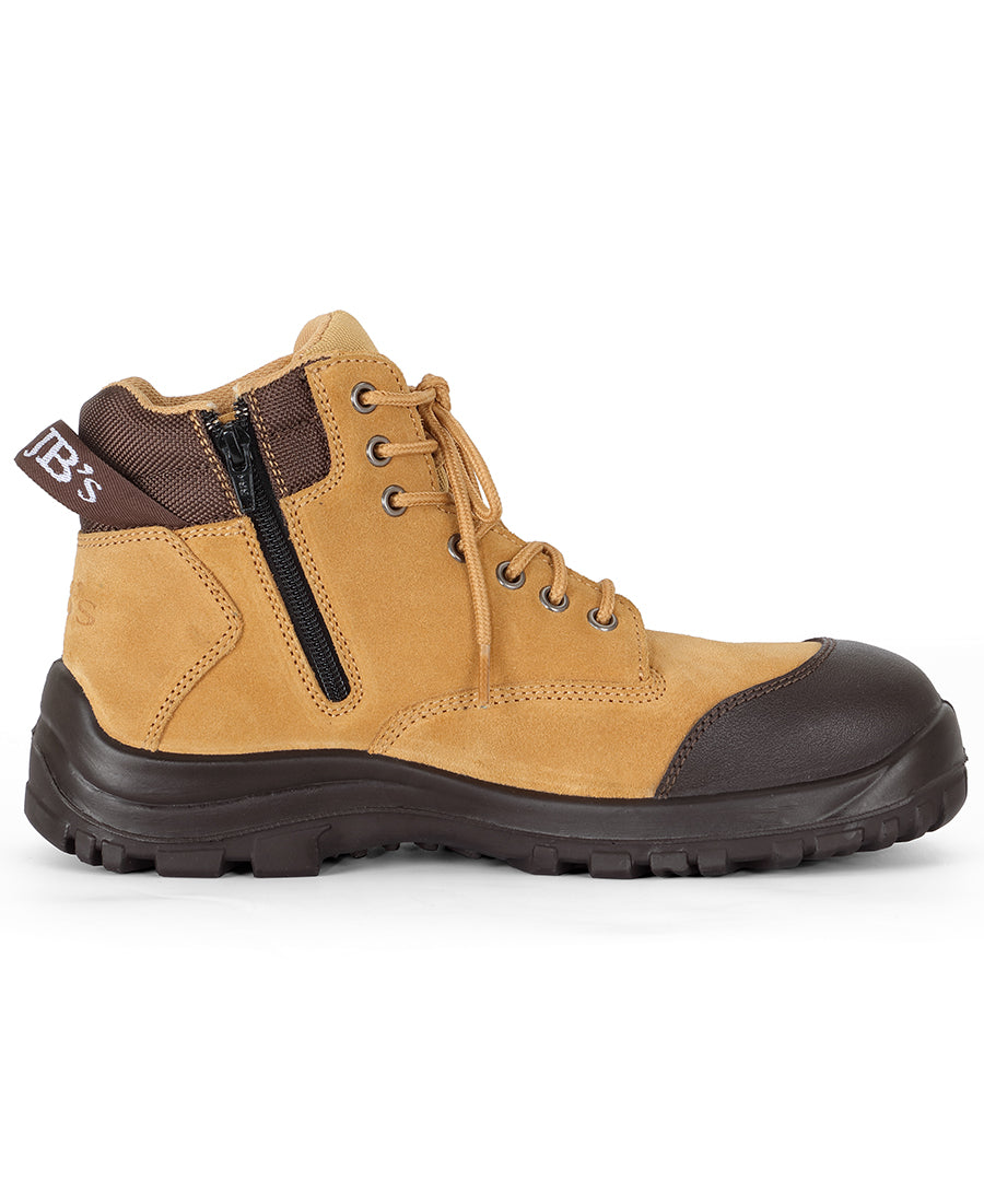 JB's Steeler Zip Safety Boot - Wheat - Back