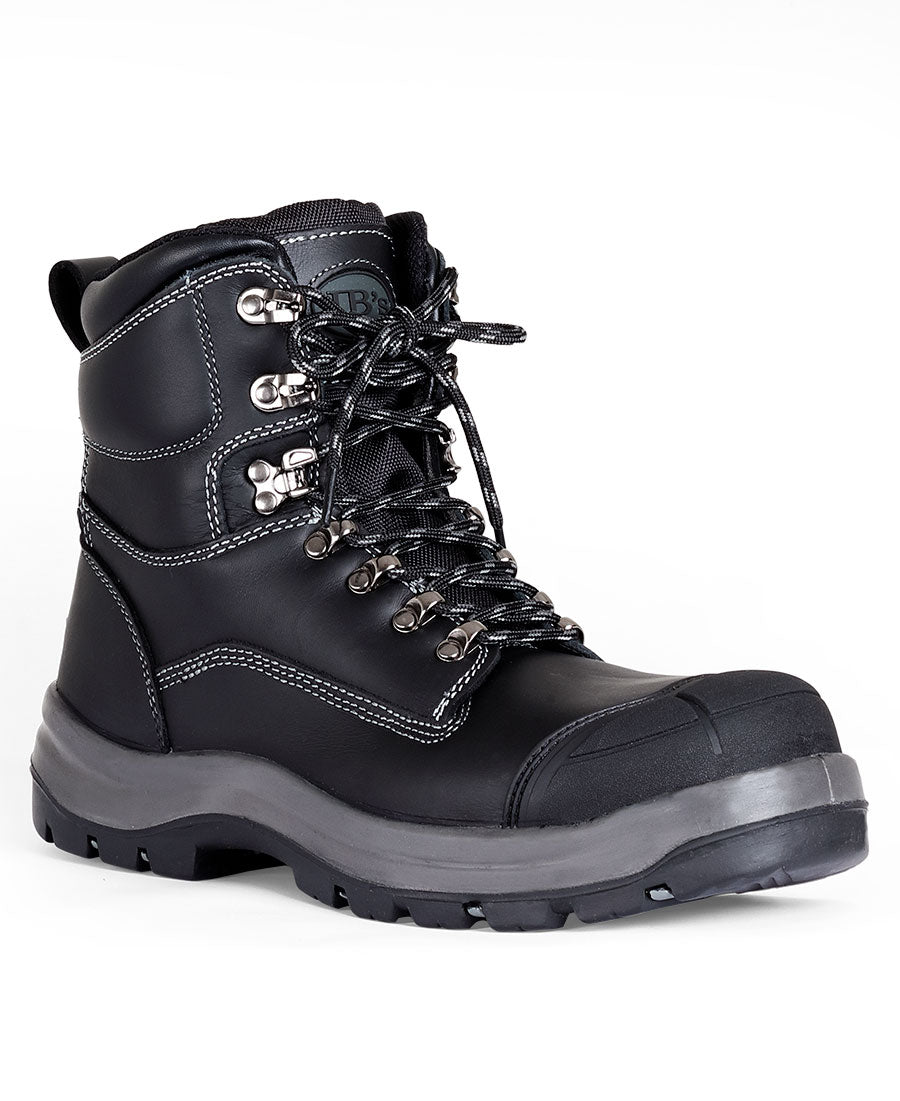 JB's Roadtrain Puncture Resist ZIp Safety Boot - Black - Front