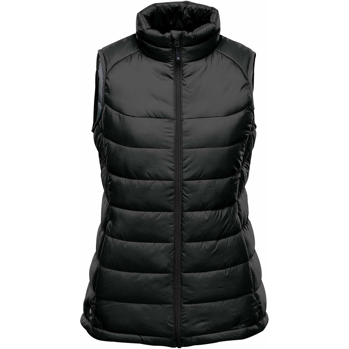 Women's Stavanger Thermal Vest - Black / Graphite - Front