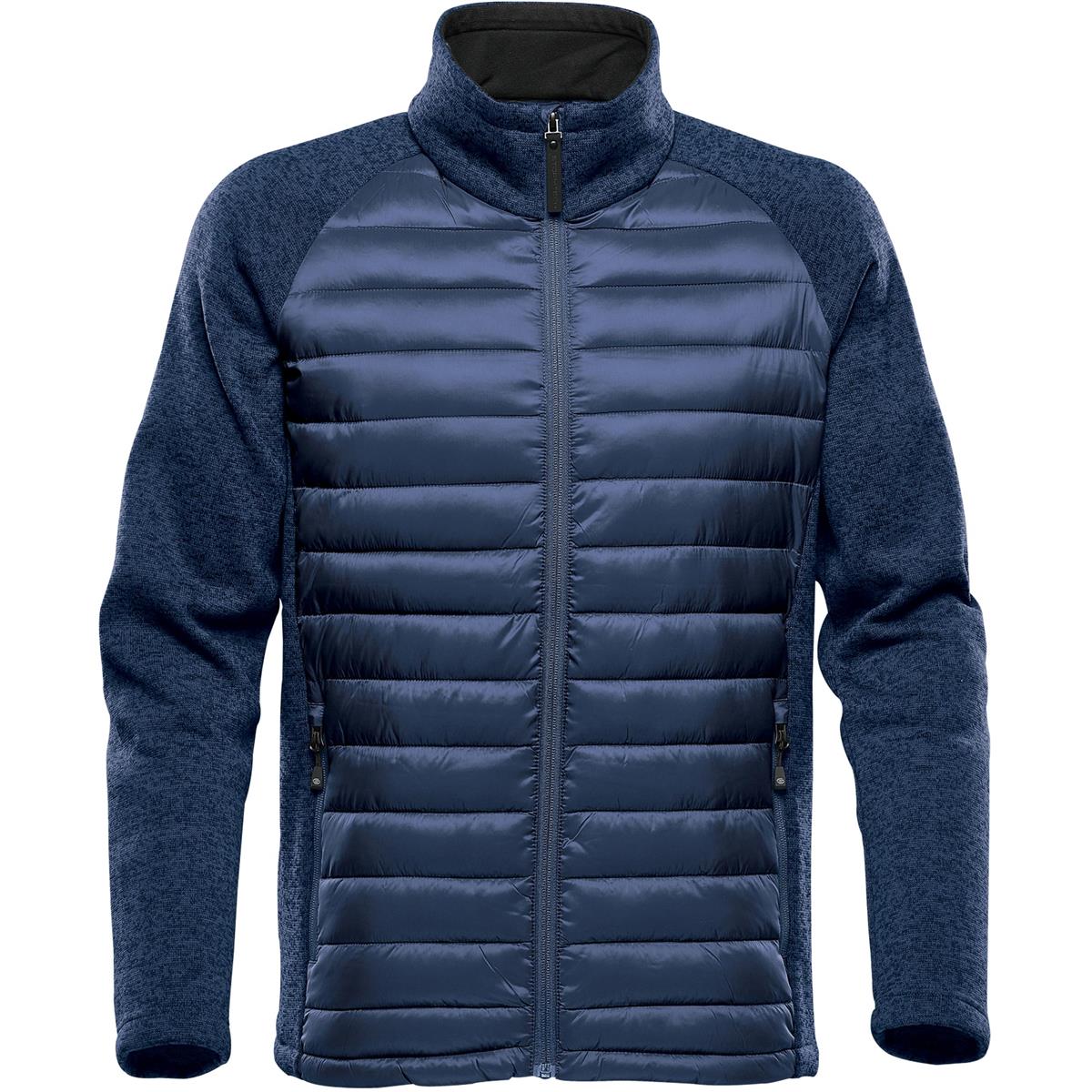 Men's Narvik Hybrid Jacket - Indigo / Indigo Heather - Front