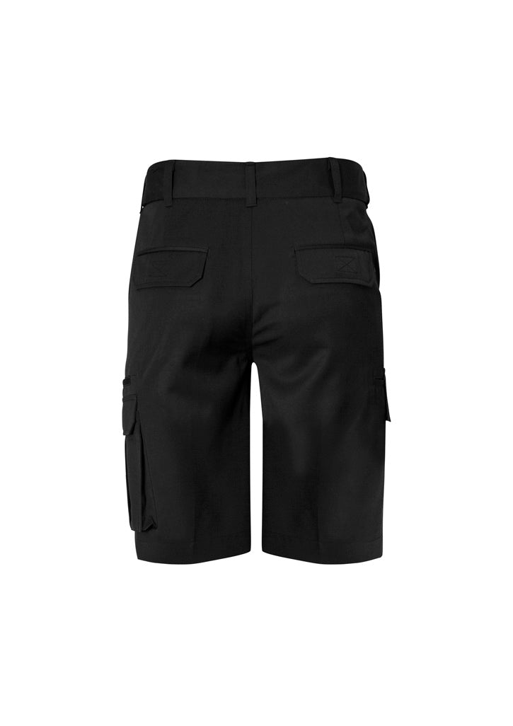Detroit Mens Short (Regular) - Black - Back