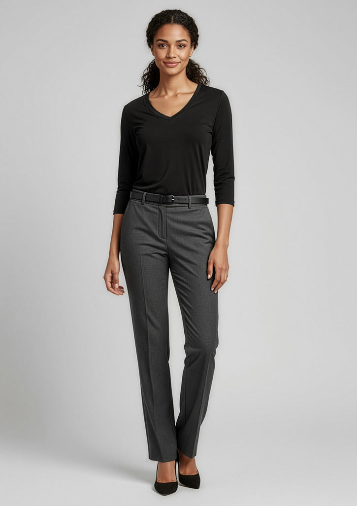 Classic Womens Pant - Charcoal Marle - Model
