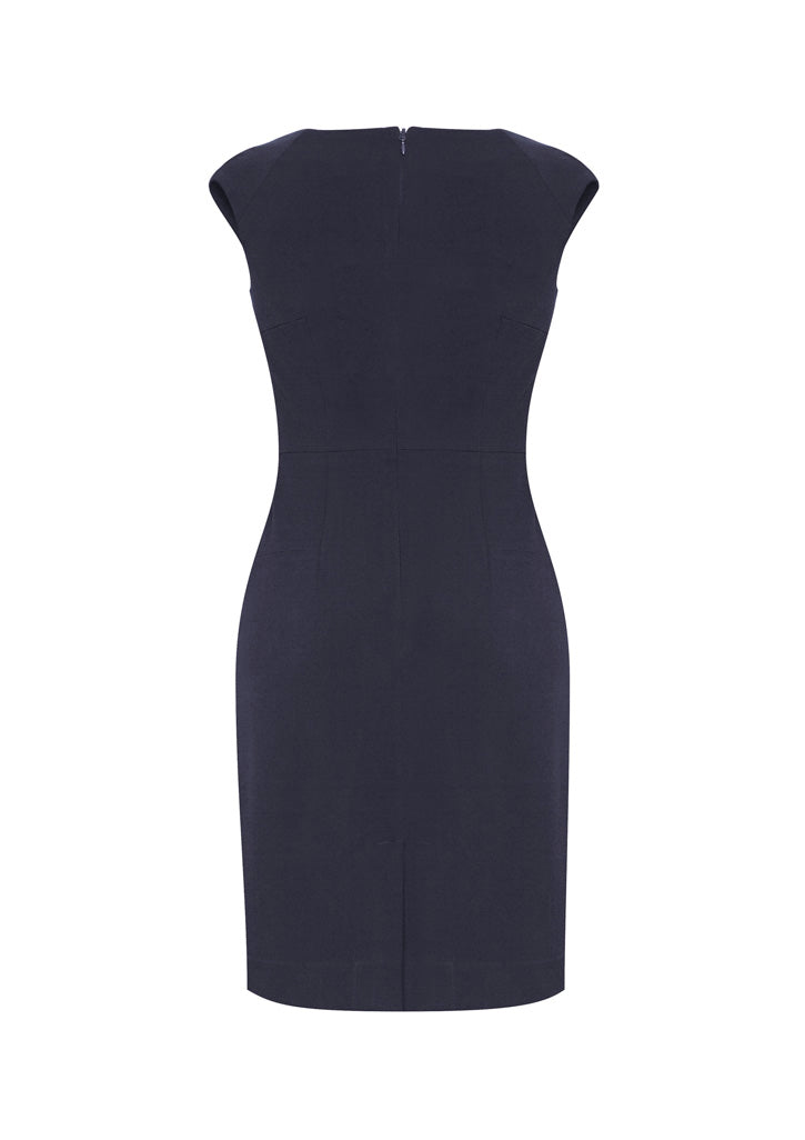 Audrey Womens Dress - Navy - Back