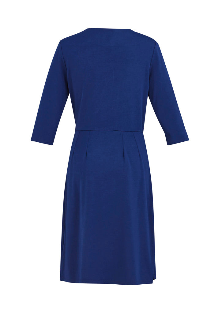 Paris Womens Dress - French Blue - Back