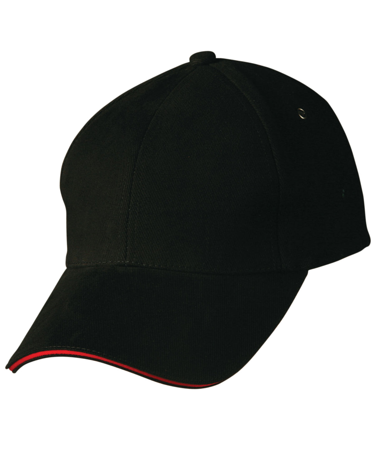Sandwich Peak Cap - Black/Red - Front