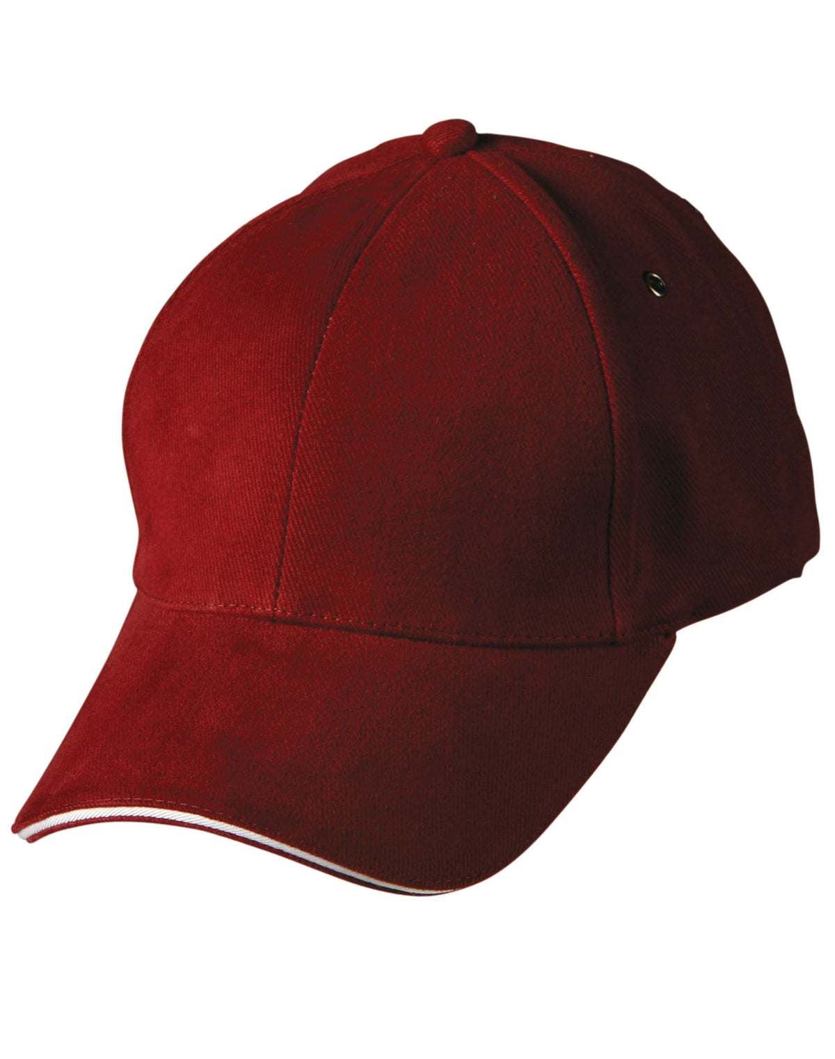 Sandwich Peak Cap - Maroon/White - Front