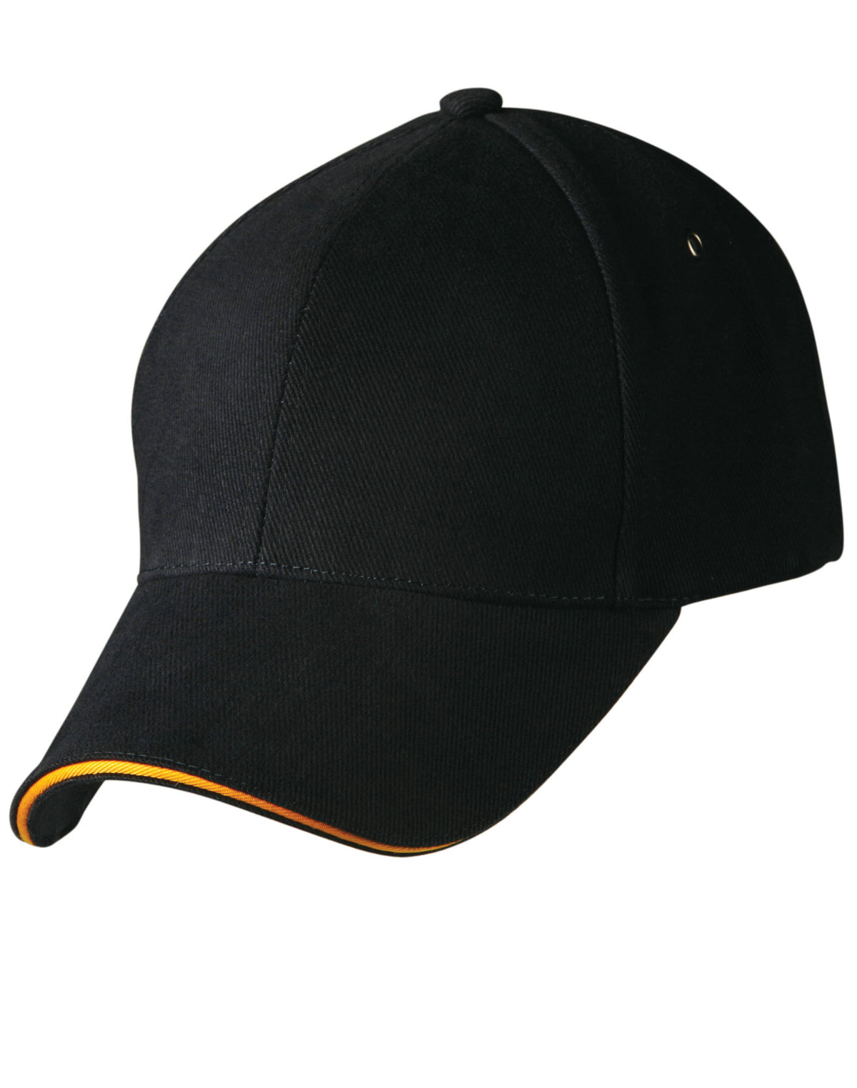 Sandwich Peak Cap - Navy/Gold - Front