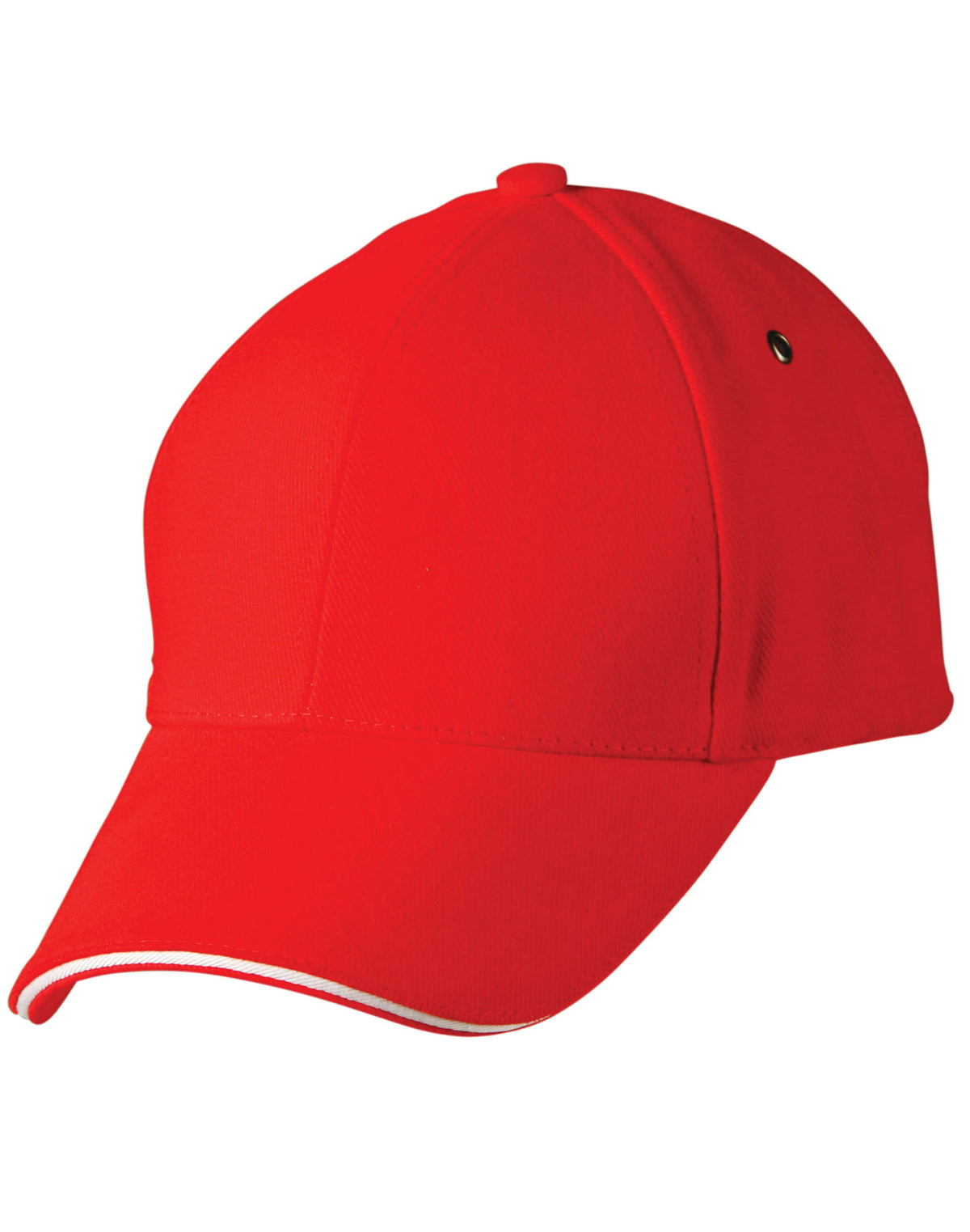 Sandwich Peak Cap - Red/White - Front