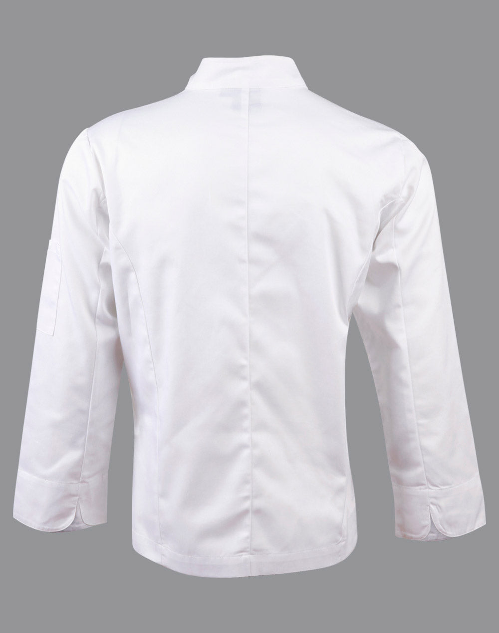Chef's Long Sleeve Jacket - White - Back