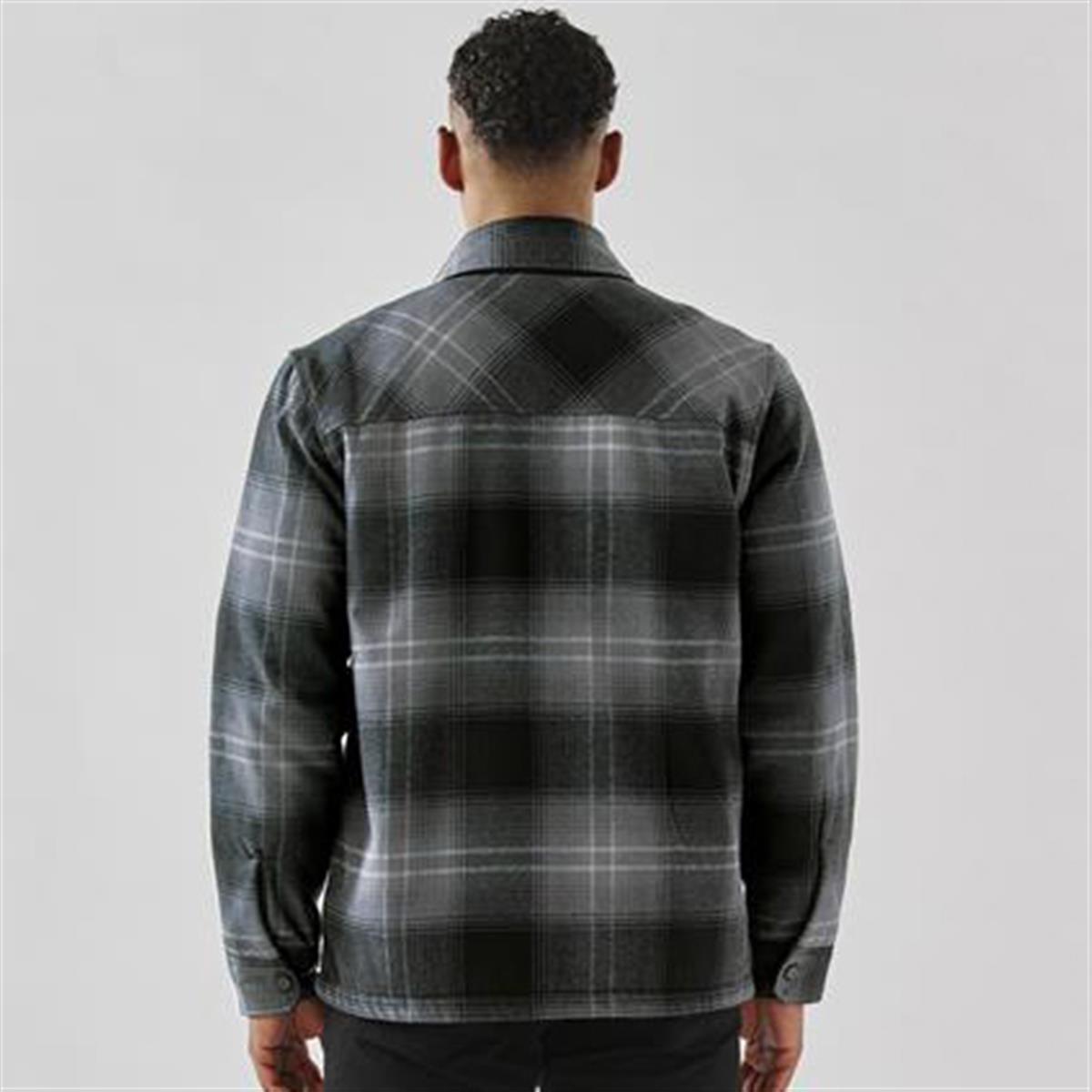 Men's Highland Sherpa Lined Plaid Jacket - view