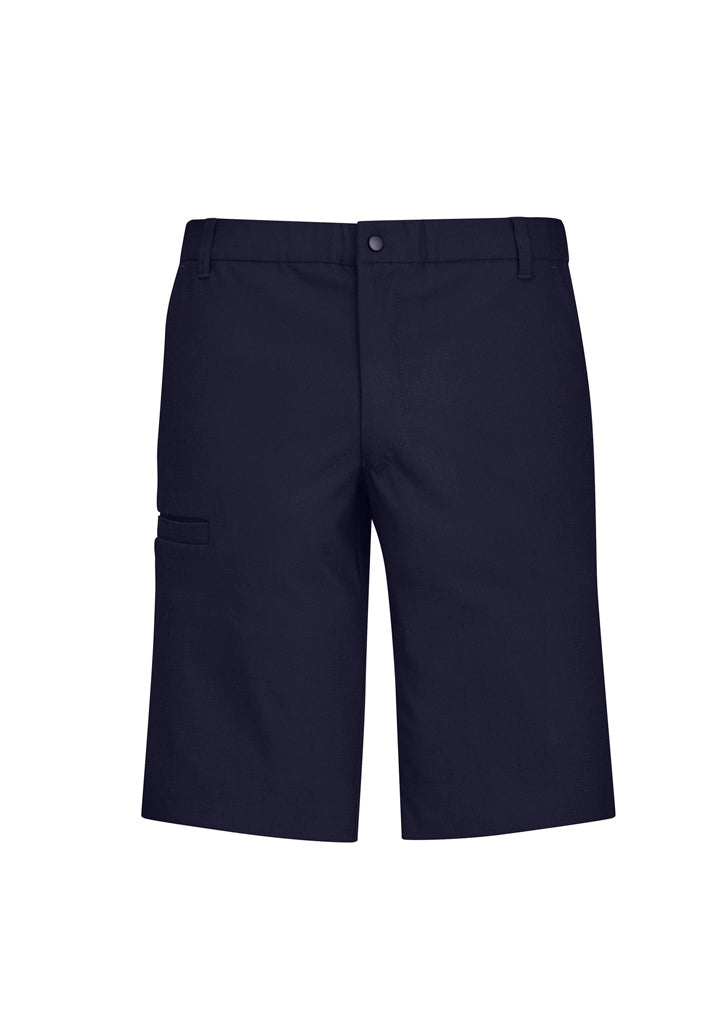 Comfort Waist Mens Cargo Short - Navy - Front
