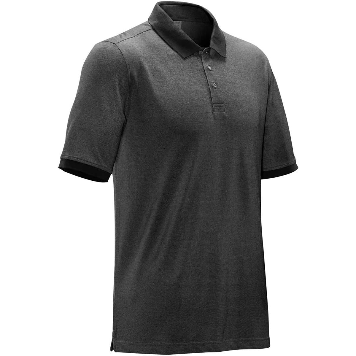 Men's Sigma Poly Cotton Polo - Dolphin - Back