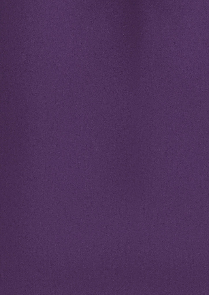 Florence Womens Plain Short Sleeve Shirt - Purple - View